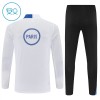 Paris Saint-Germain Trenings Collegegenser Kvart-Zip 2025-26 Hvit - Barn